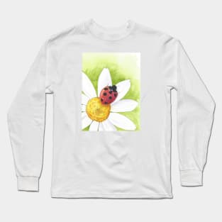 Chamomile; ladybug Long Sleeve T-Shirt